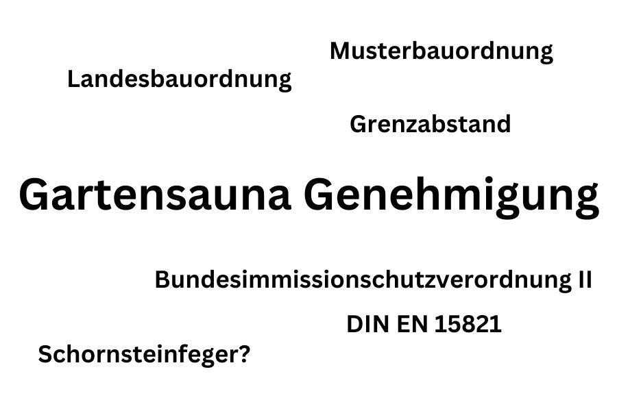 Gartensauna Baugenehmigung: alle 16 Bundesländer