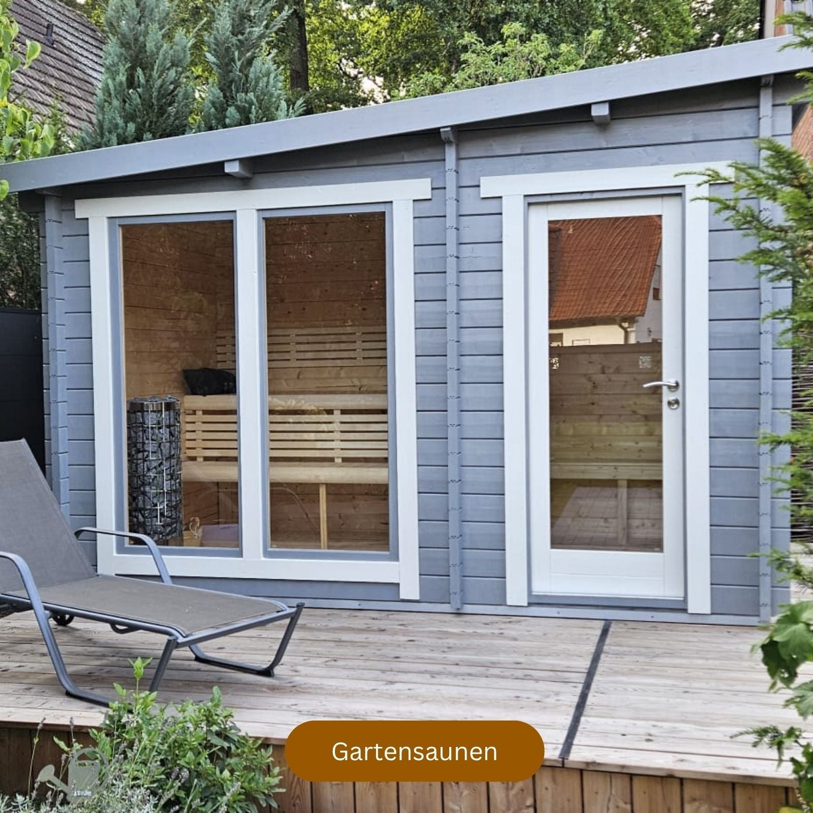 Gartensauna auf wellnessfuerdraussen.de (Aussensauna, Outdoor Sauna)