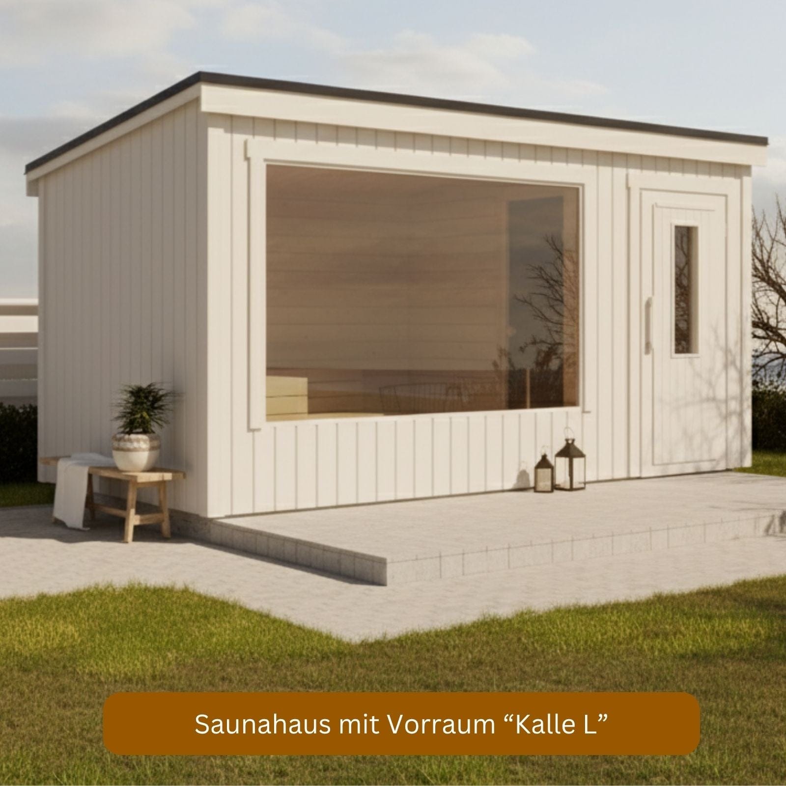 Saunahaus mit Vorraum Kalle L
