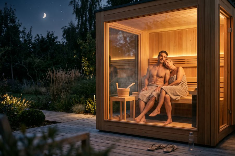 eigene sauna vs therme