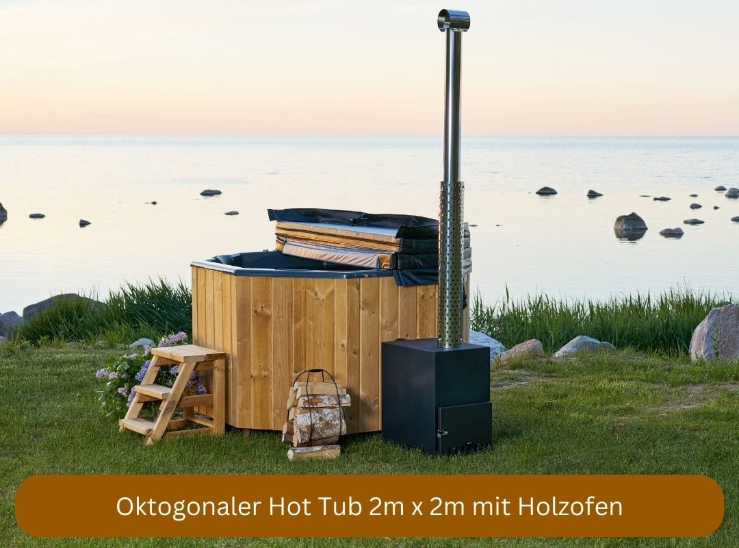 Oktogonaler Hot Tub 2m x 2m von Baltresto