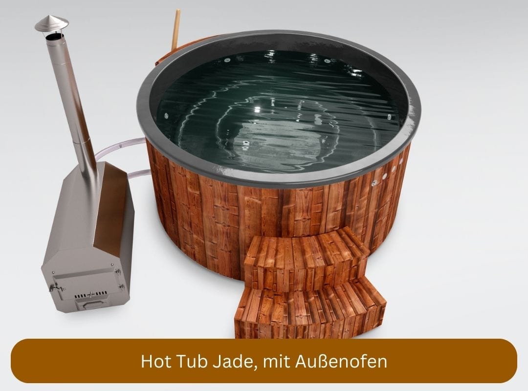 Hot Tub mit Außenofen Jade